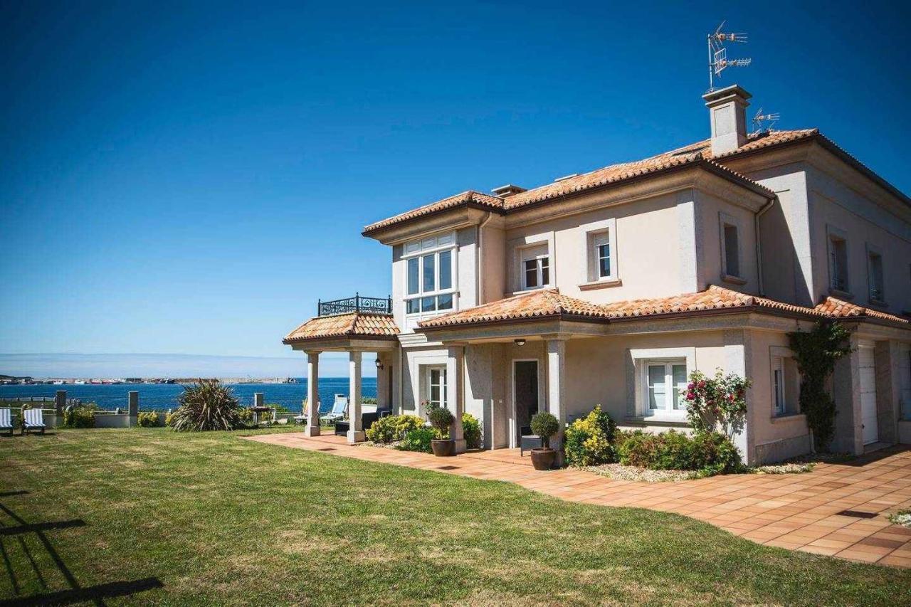 Chalet Pareado Con Jardin En 1ª Linea De Mar Villa Burela Esterno foto