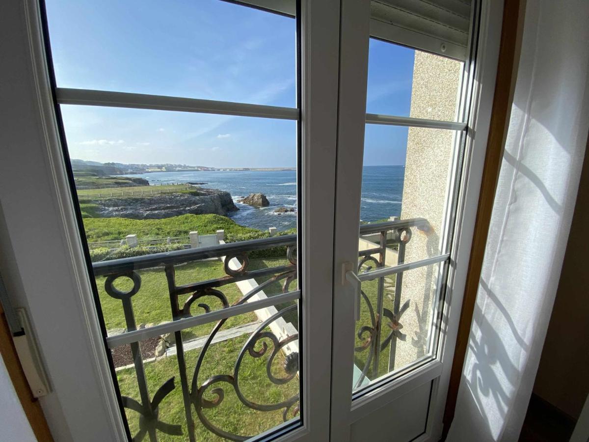 Chalet Pareado Con Jardin En 1ª Linea De Mar Villa Burela Esterno foto