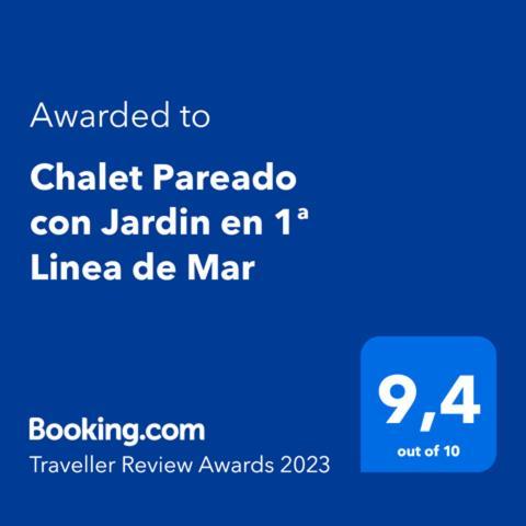 Chalet Pareado Con Jardin En 1ª Linea De Mar Villa Burela Esterno foto